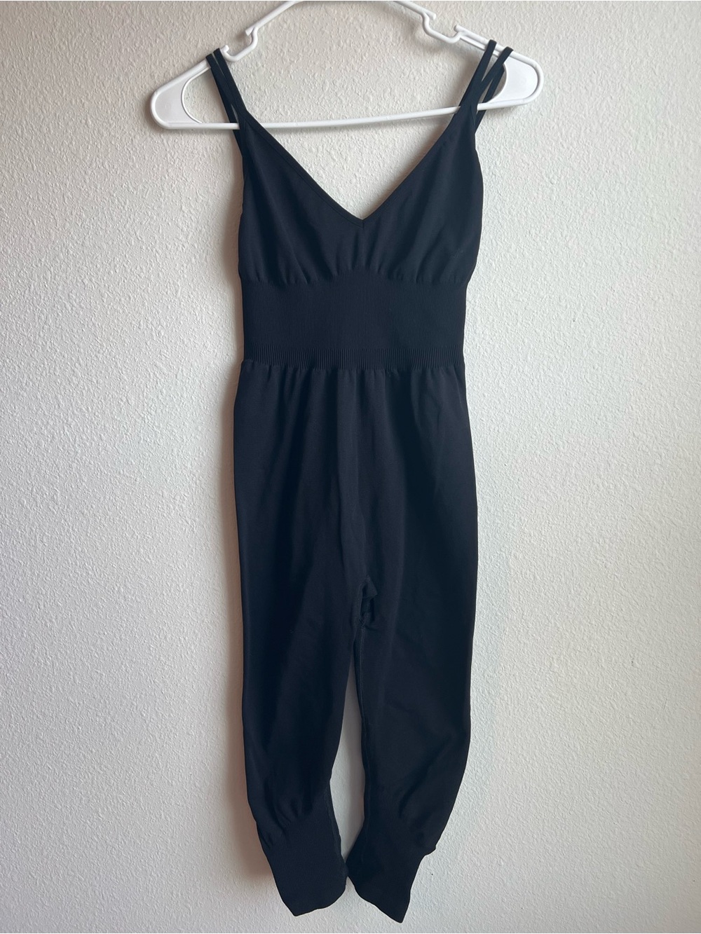 FP Movement by Free People Black Jumpsuit with Jogger Style Bottoms